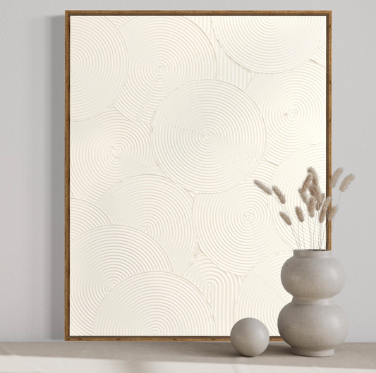 Solar Rings - 16x20” Textured Art